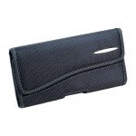 Wholesale Galaxy S6 Horizontal Arc Style 360 Belt Clip Pouch (Black)